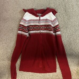 Red sweater